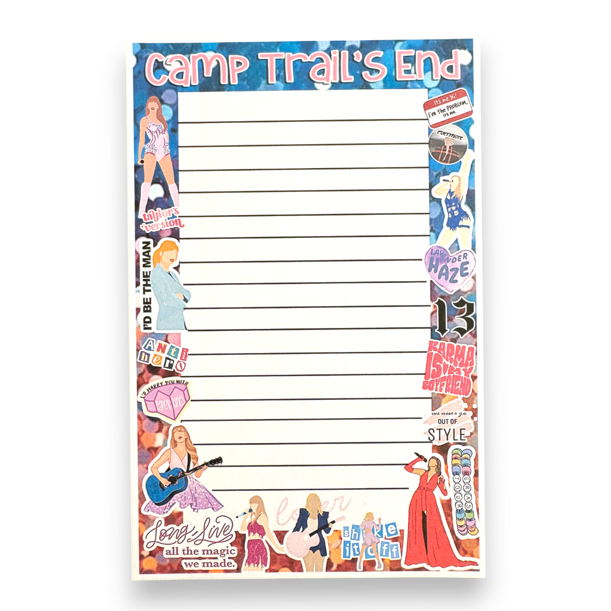 Blank Space Lined Notecards Camp Notecards – letters FROM camp notecards (8 cards + 8 envelopes) for sleepaway/overnight camp by Bee Bee Designs