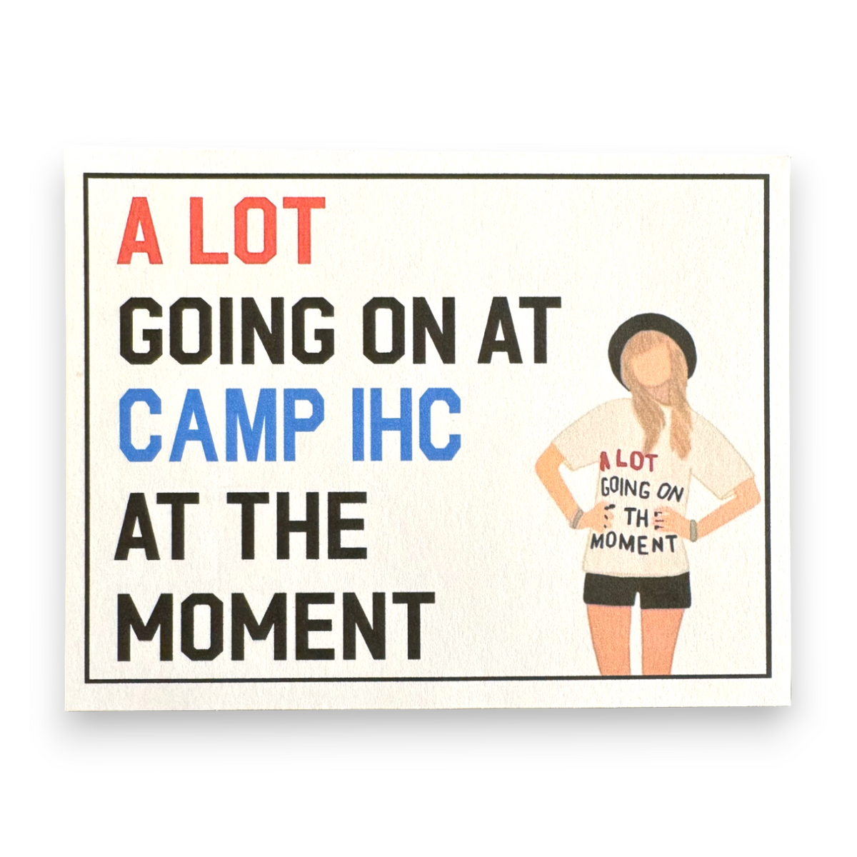 A Lot Going On Here Notecards Camp Notecards – letters FROM camp notecards (8 cards + 8 envelopes) for sleepaway/overnight camp by Bee Bee Designs