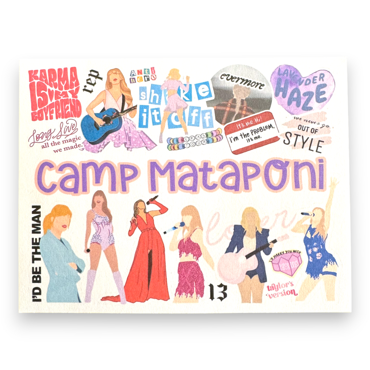 Blank Space Notecards Camp Notecards – letters FROM camp notecards (8 cards + 8 envelopes) for sleepaway/overnight camp by Bee Bee Designs