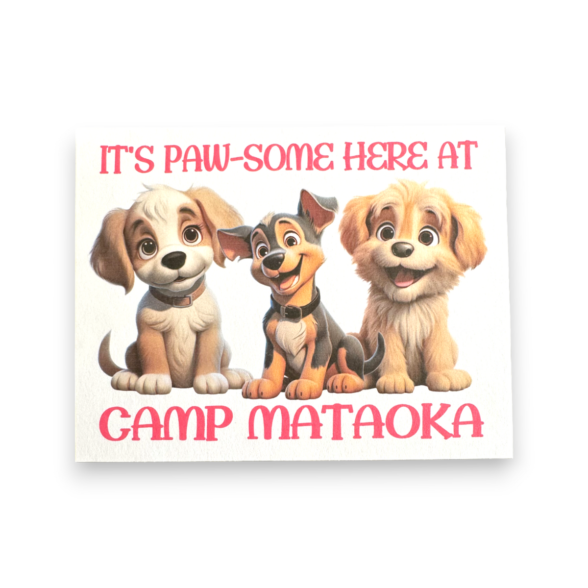 Paw-Some Notecards Camp Notecards – letters FROM camp notecards (8 cards + 8 envelopes) for sleepaway/overnight camp by Bee Bee Designs