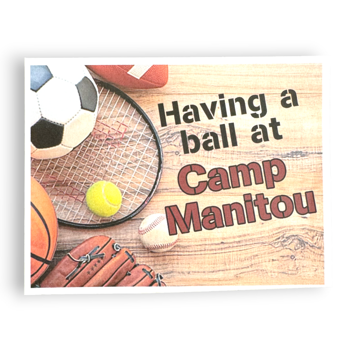 All the Sports Notecards Camp Notecards – letters FROM camp notecards (8 cards + 8 envelopes) for sleepaway/overnight camp by Bee Bee Designs