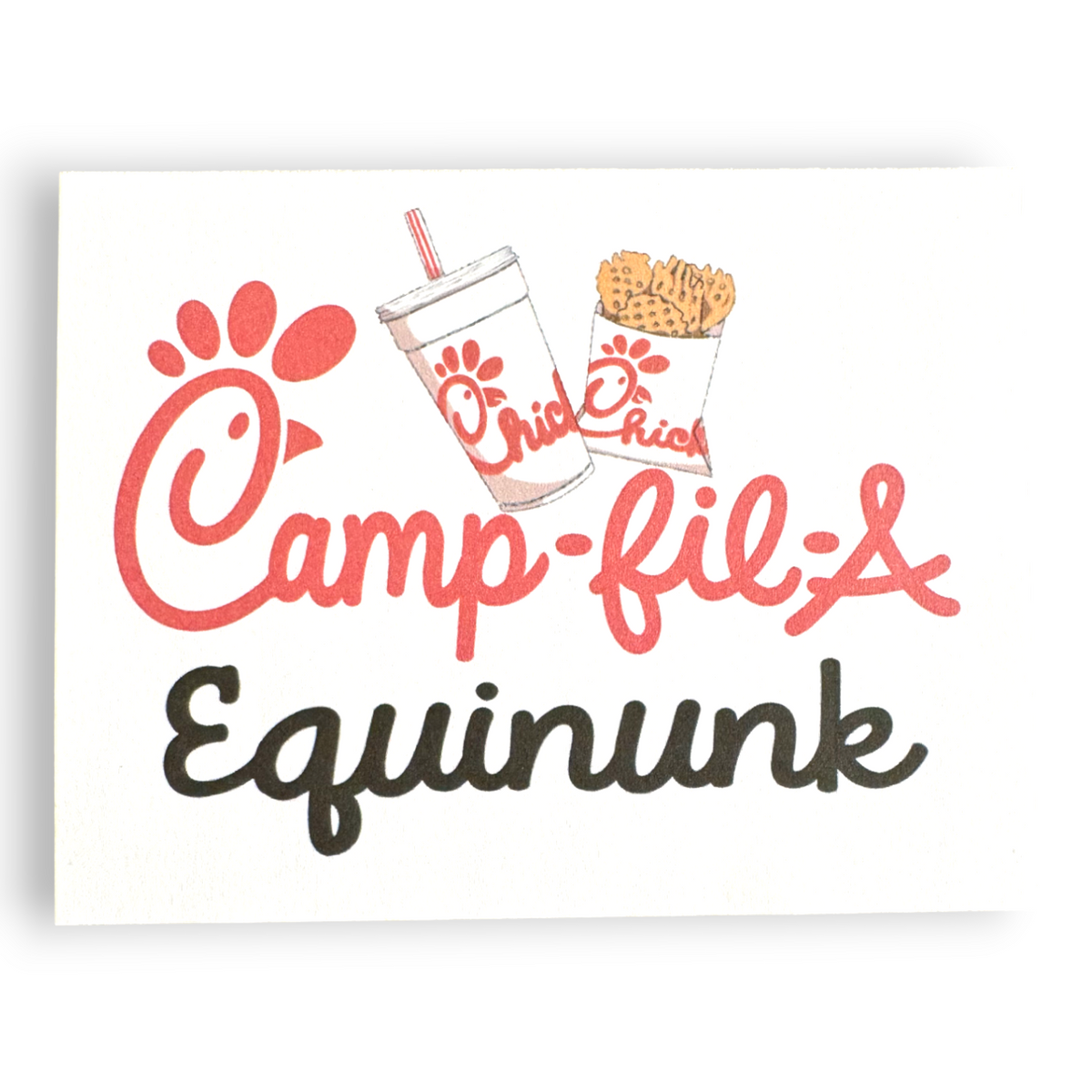 Camp Fil-A Notecards Camp Notecards – letters FROM camp notecards (8 cards + 8 envelopes) for sleepaway/overnight camp by Bee Bee Designs