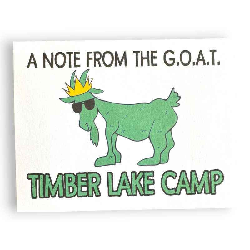 GOAT Camp Notecards