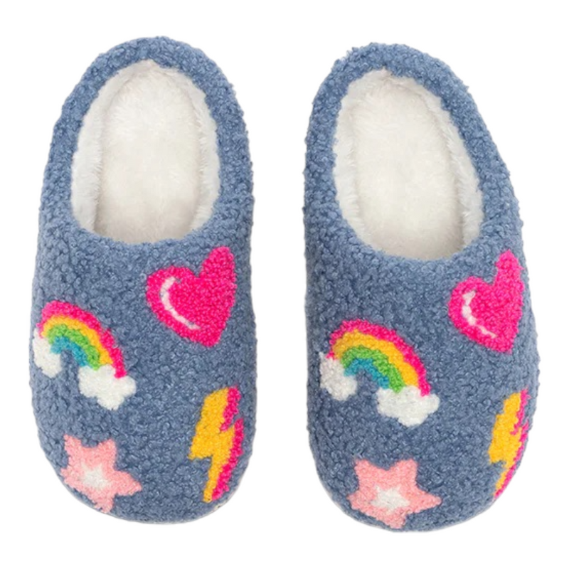 Kids Denim Patch Slipper