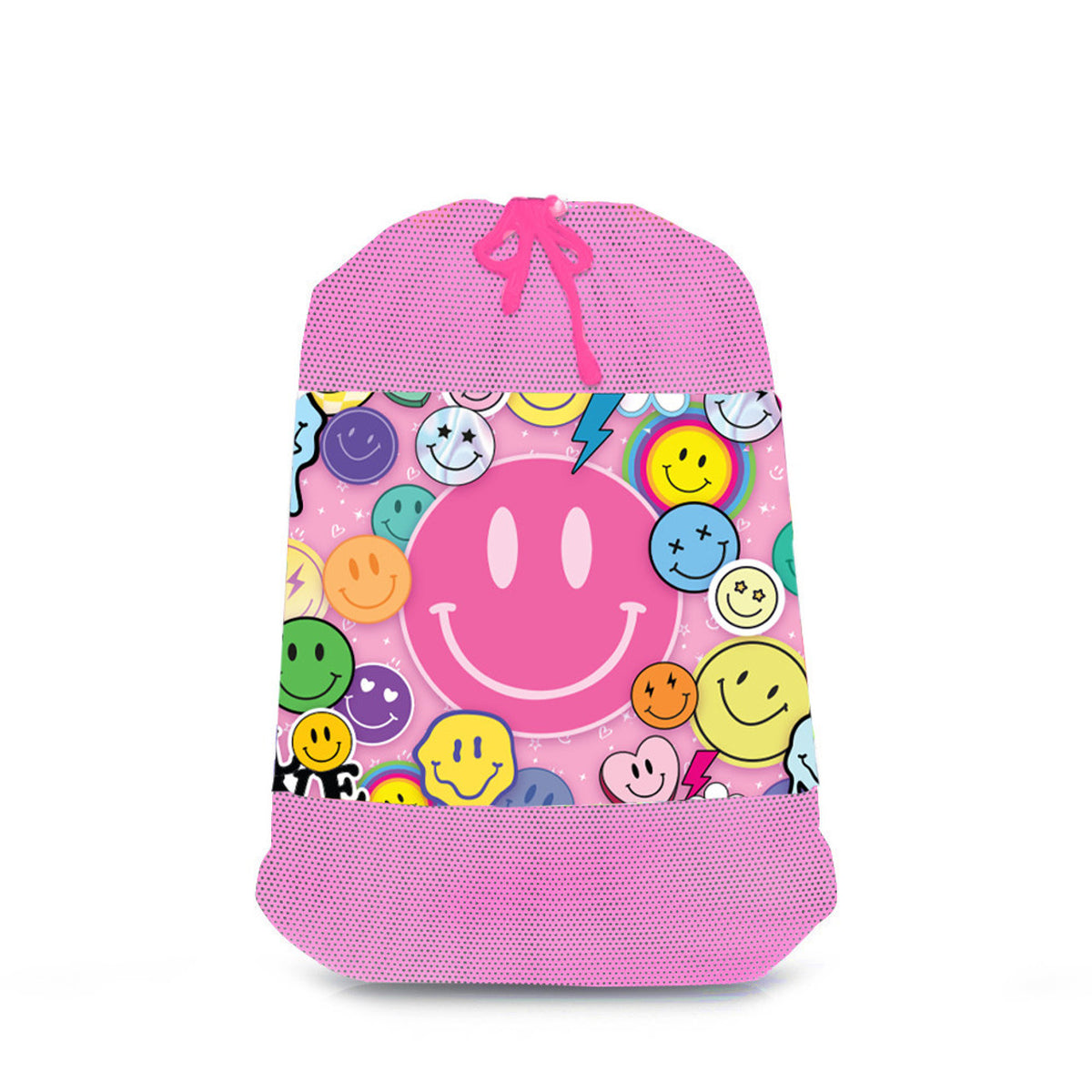 Smile Party Mesh Laundry Bag - Bee Bee Designs
