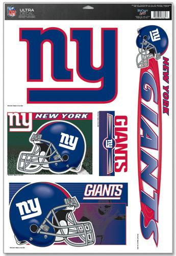 NY Giants Fathead on Clear