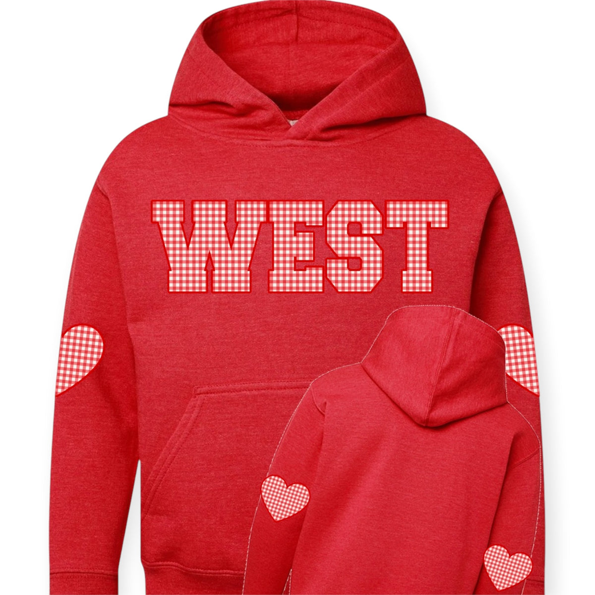 Gingham Heart Camp Set
