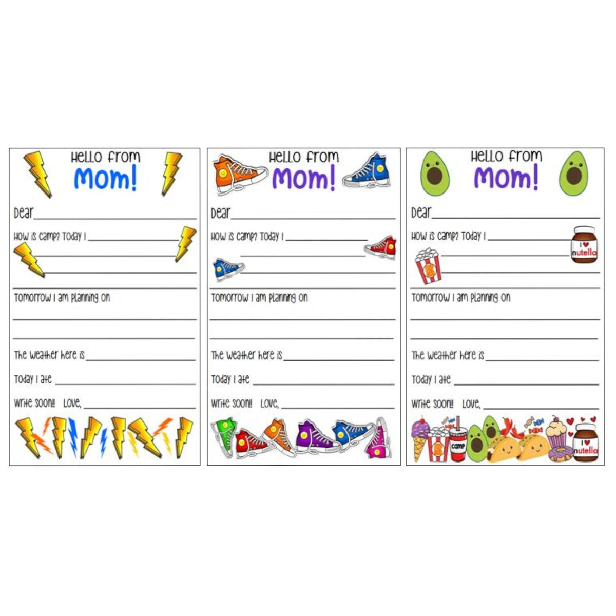 Cool AF Mom Fill-In Stationery (PP-18) - Bee Bee Designs