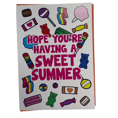 Hope Your're Having a Sweet Summer Word Search Card