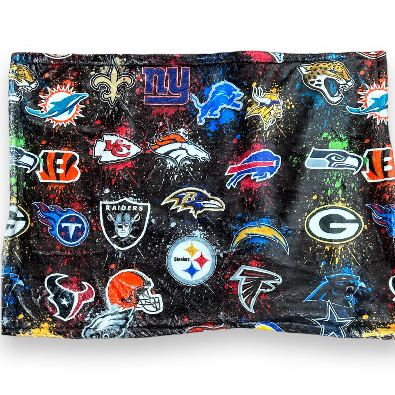 NFL Splatter Fuzzy Pillowcases