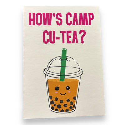 Cu-Tea Bubble Tea Card Card