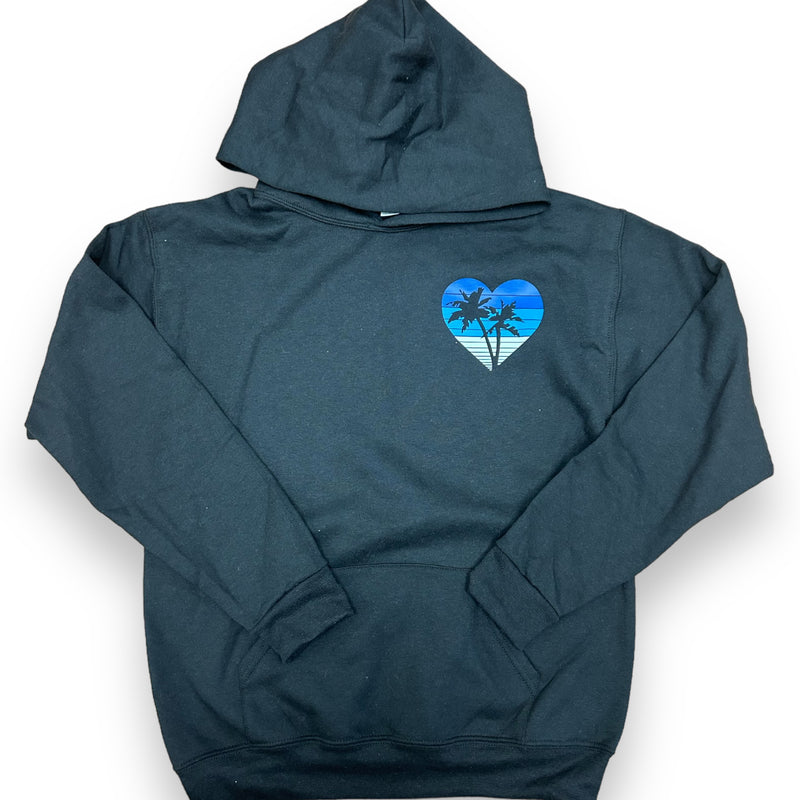 Ombre Heart and Palm Trees Sweatshirt