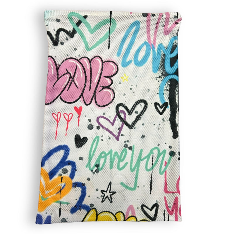 Love You Lots Mesh Sock Bag