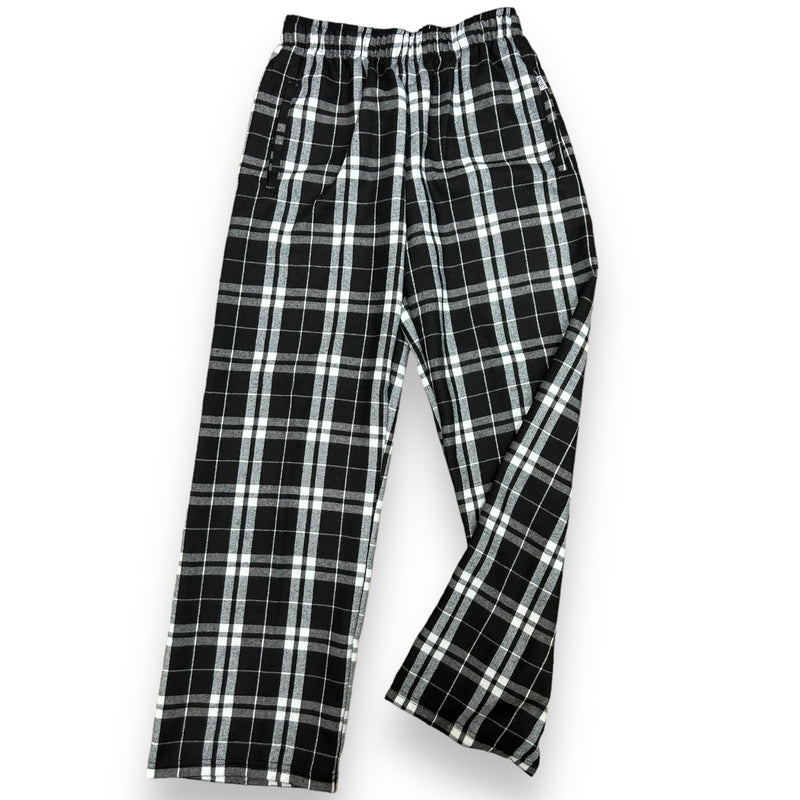 Black and White Flannel Pants