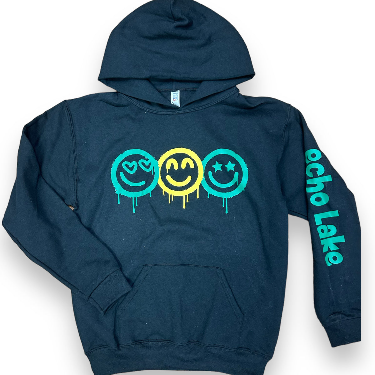 Dripping Smileys Hoodie Sweatshirt - Bee Bee Designs