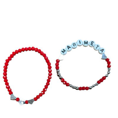 Camp Name Beaded Bracelets