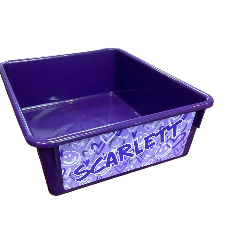 Graffiti Love Smiles Storage Tub