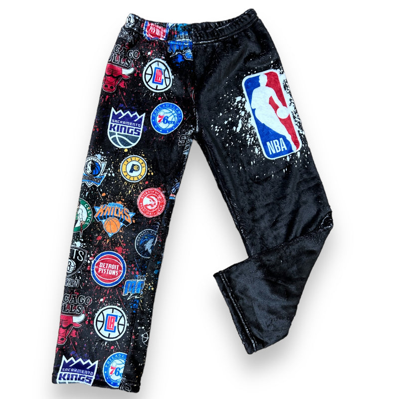 NBA Splatter Fuzzy Pants