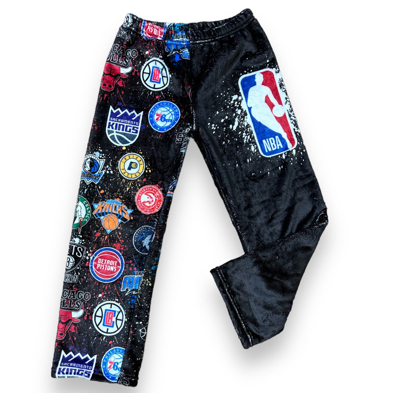 NBA Splatter Fuzzy Pants