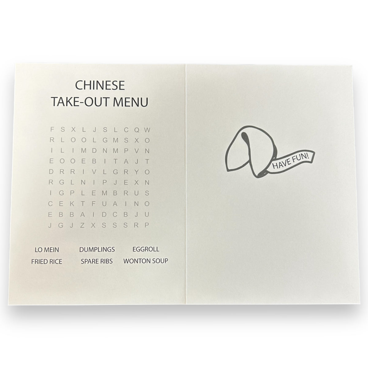 Enjoy Camp Word Search Card - Bee Bee Designs