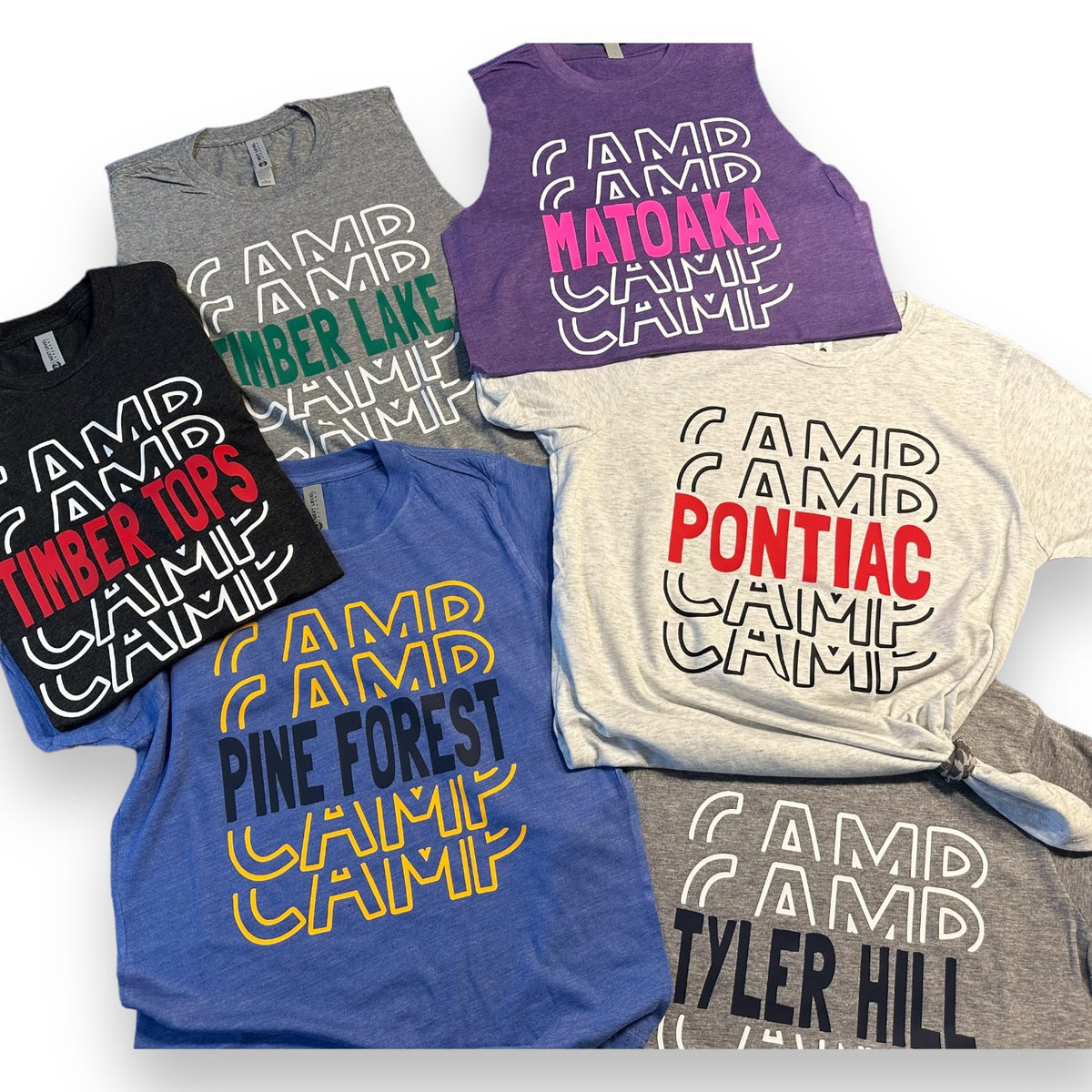 Camp Repeat It Triblend Tee - Bee Bee Designs