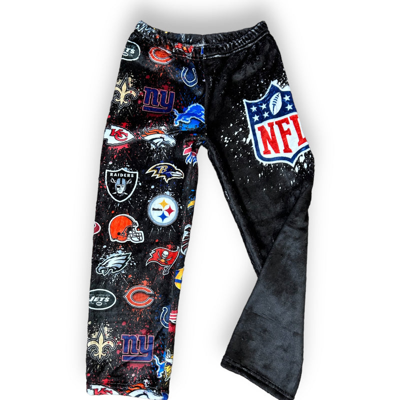 NFL Splatter Fuzzy Pants