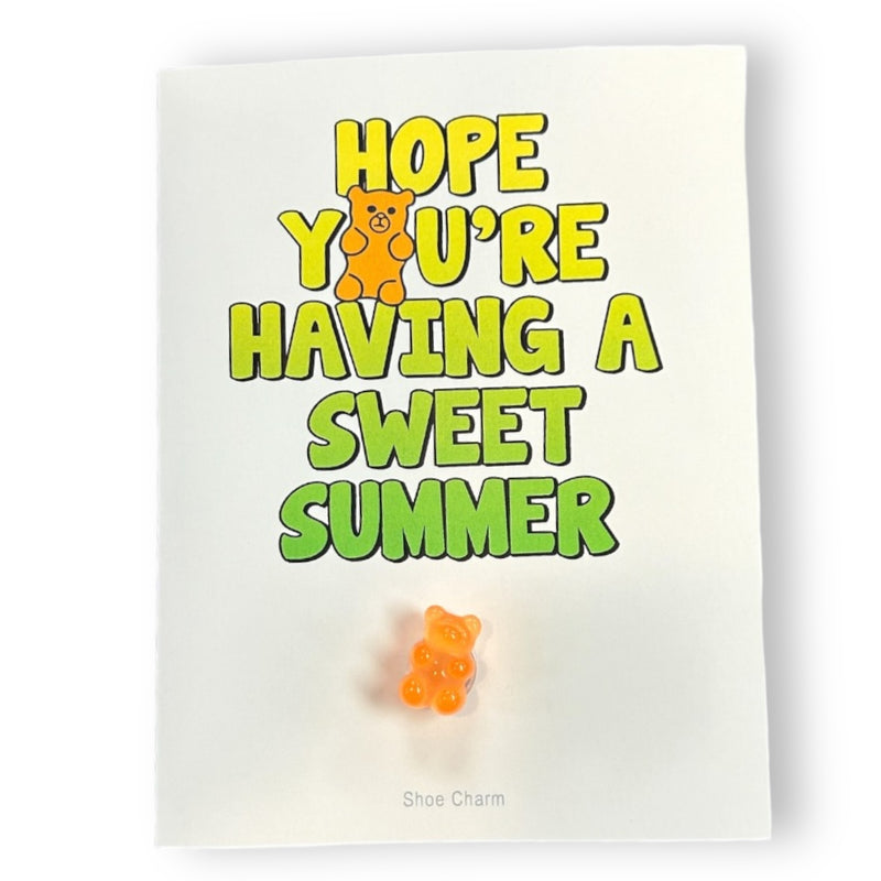 Sweet Summer Card with Gummy Bear Jibbit Included
