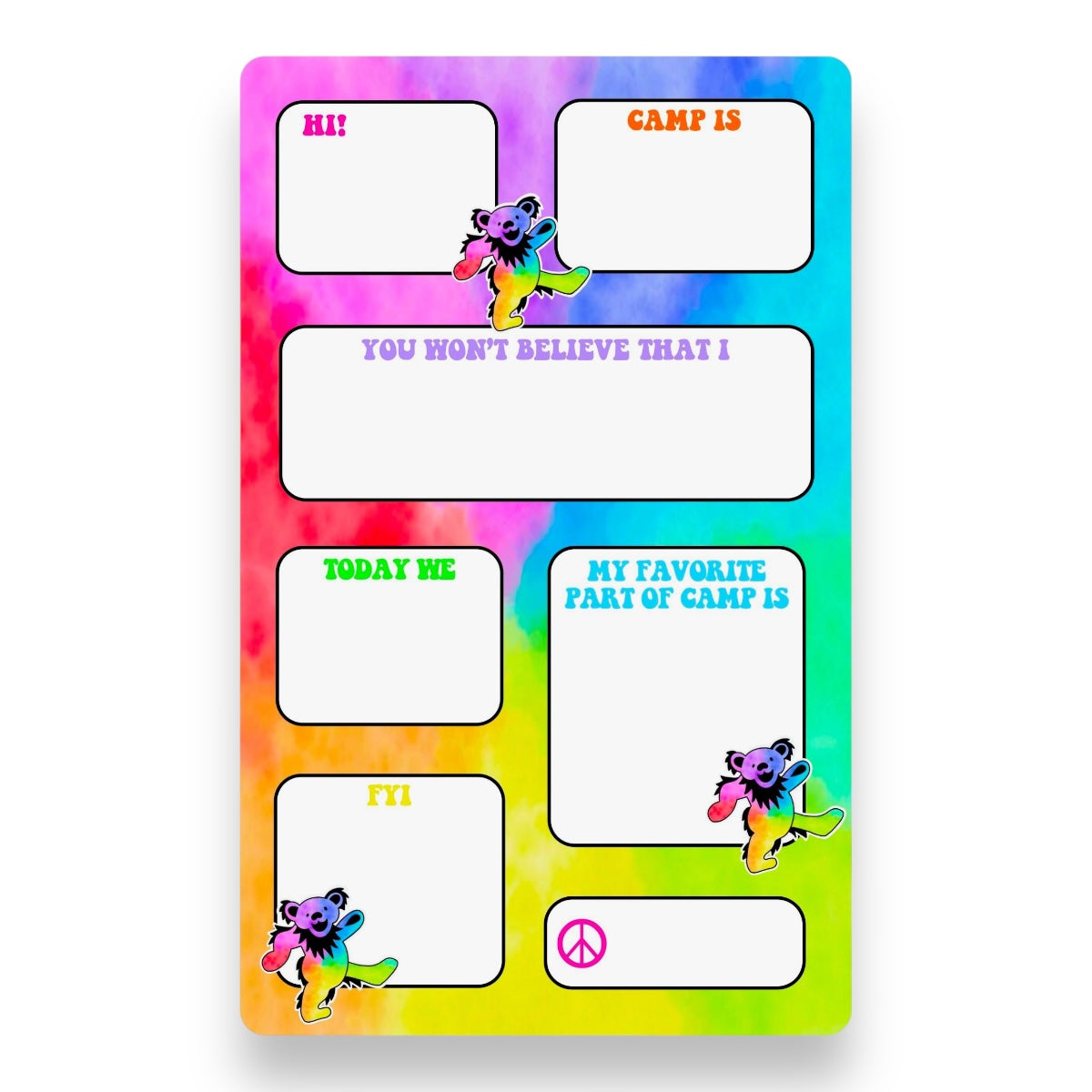 Be Grateful Fill-In Notepad - Bee Bee Designs
