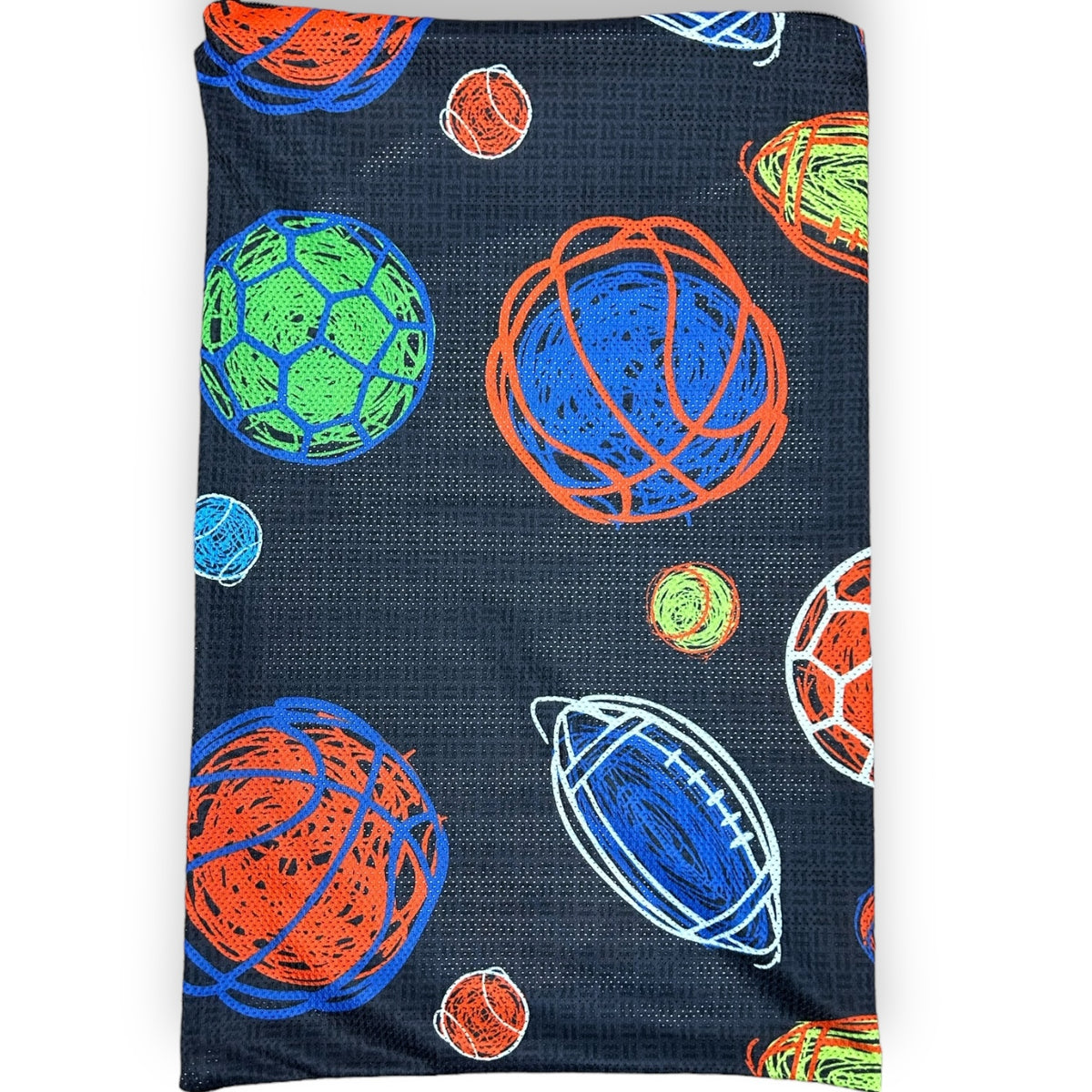 Scribble Sports Mesh Sock Bag – keeps socks paired, summer camp bunk essential, Bee Bee Designs.