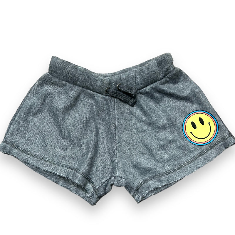 Steel Gray Happy Face Shorts