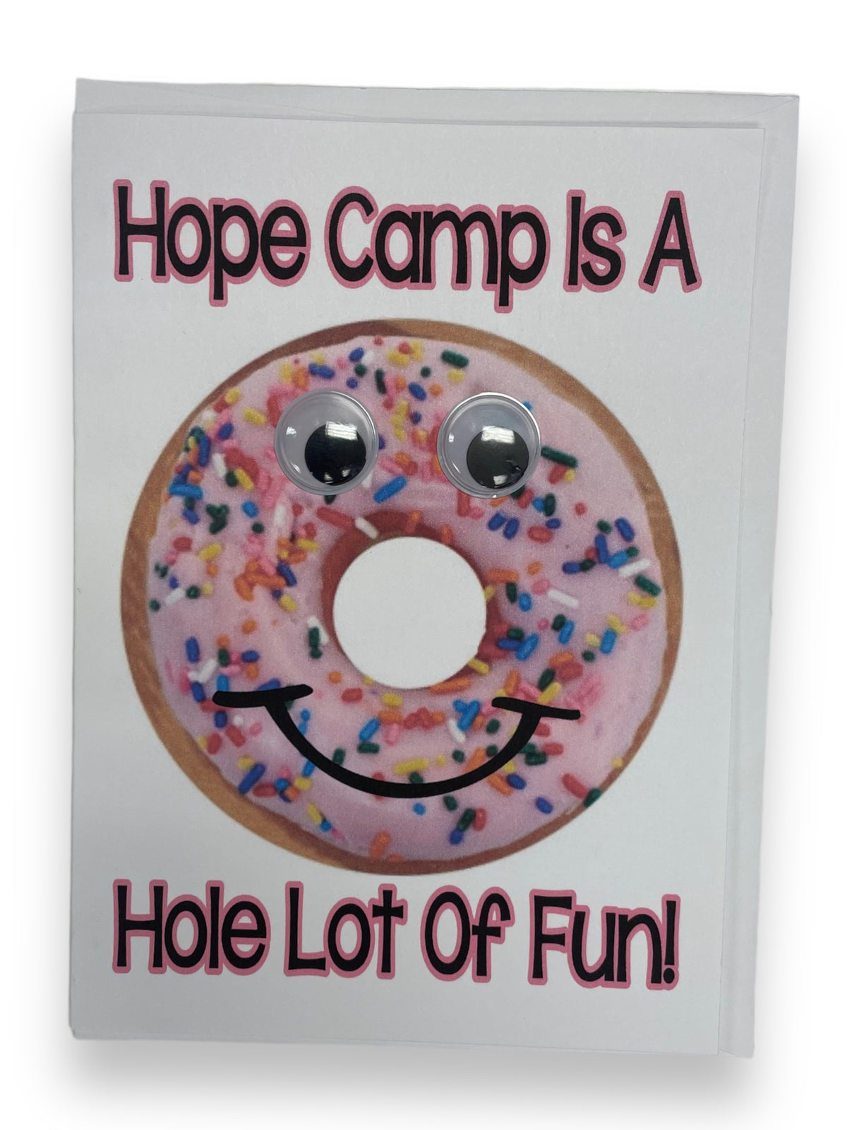 Donut Wiggly Eye Card - Bee Bee Designs
