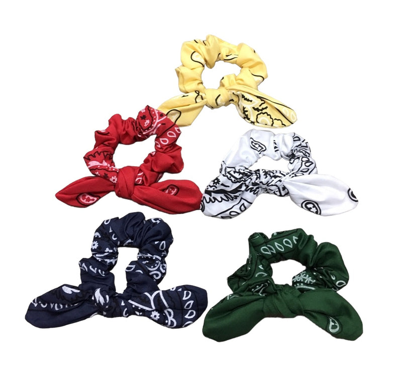 Bandana Color War Scrunchie