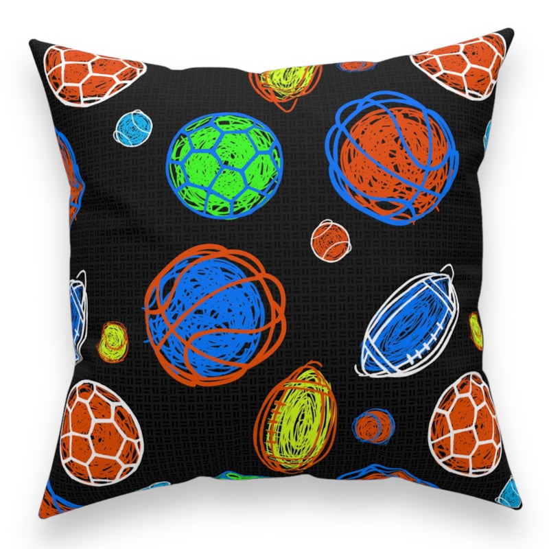 Scribble Sports Autograph pillow