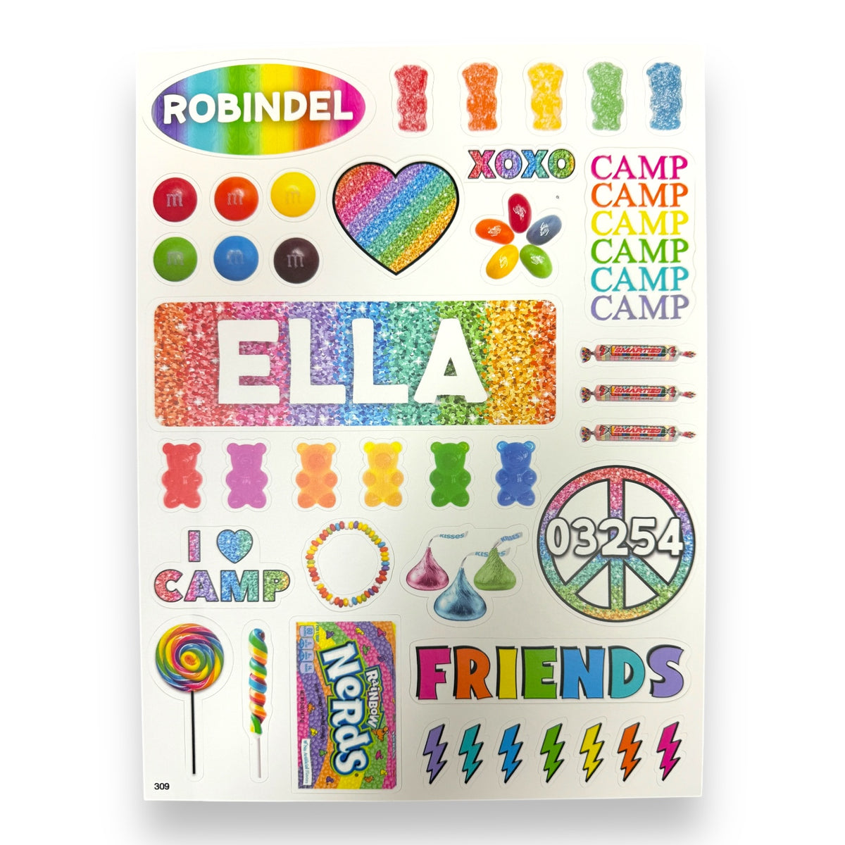 Customized Sweet Camp Cling It (309) - Bee Bee Designs