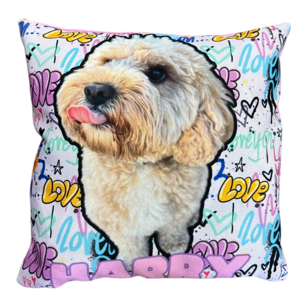 Love You Lots Photo and Note Pillow