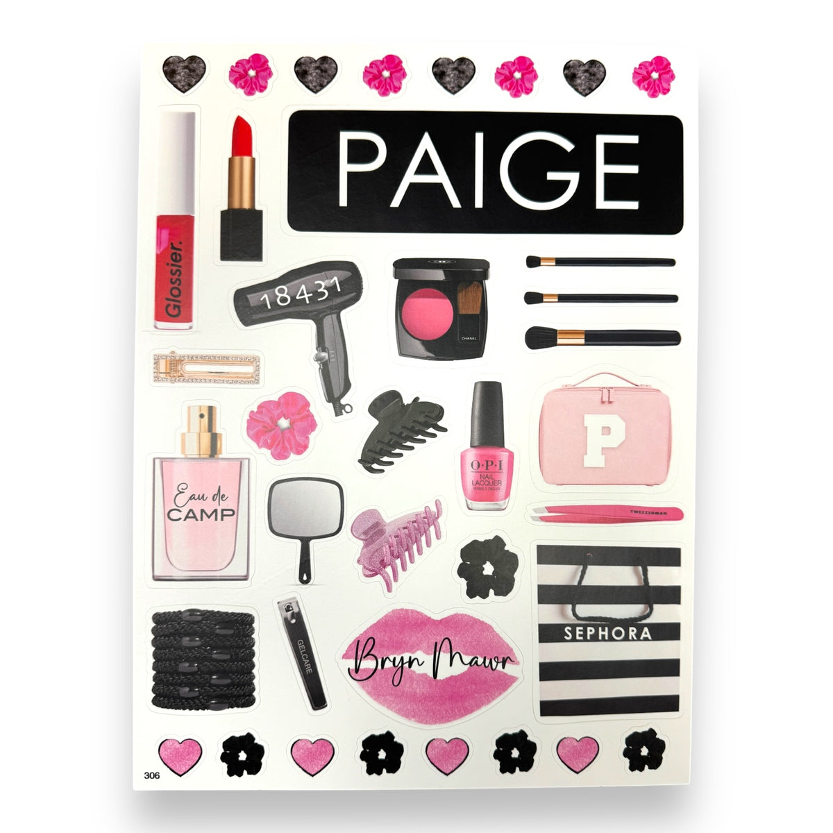 Customized Makeup Cling it (306) - Bee Bee Designs