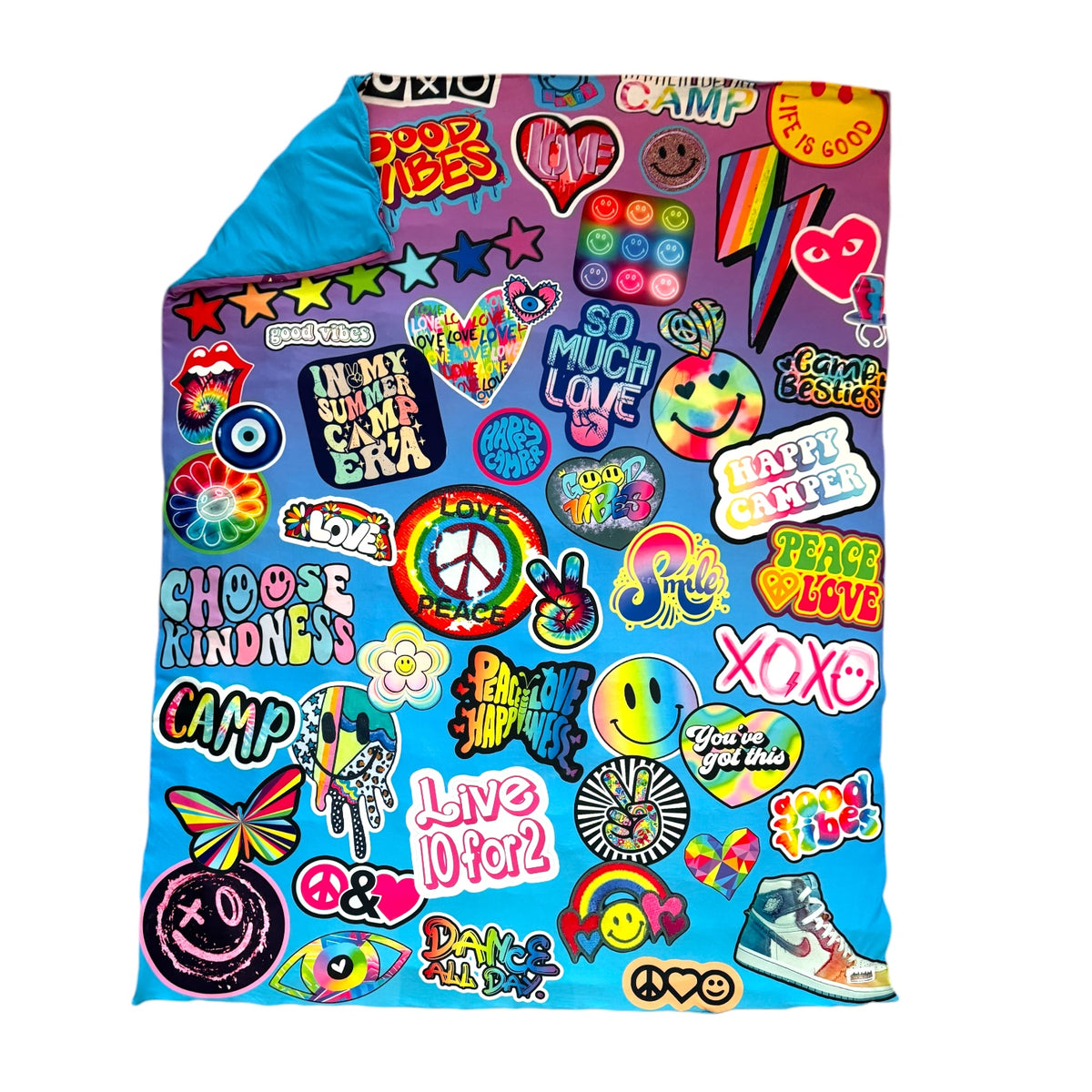Go Your Own Way Reversible Reversible Camp Comforter – Soft, Washable, Camp-Ready