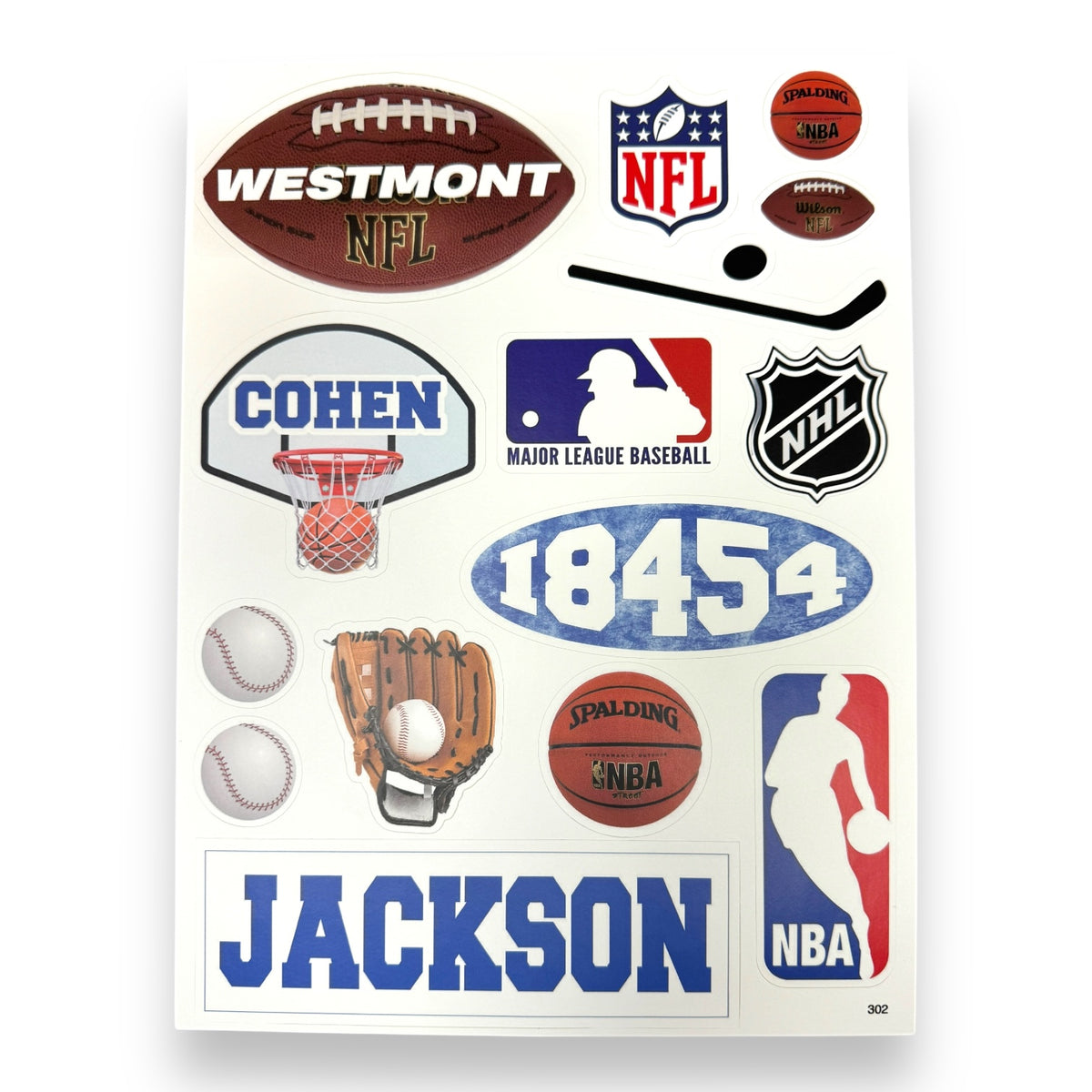 Customized Cool Sports Cling it (302) - Bee Bee Designs