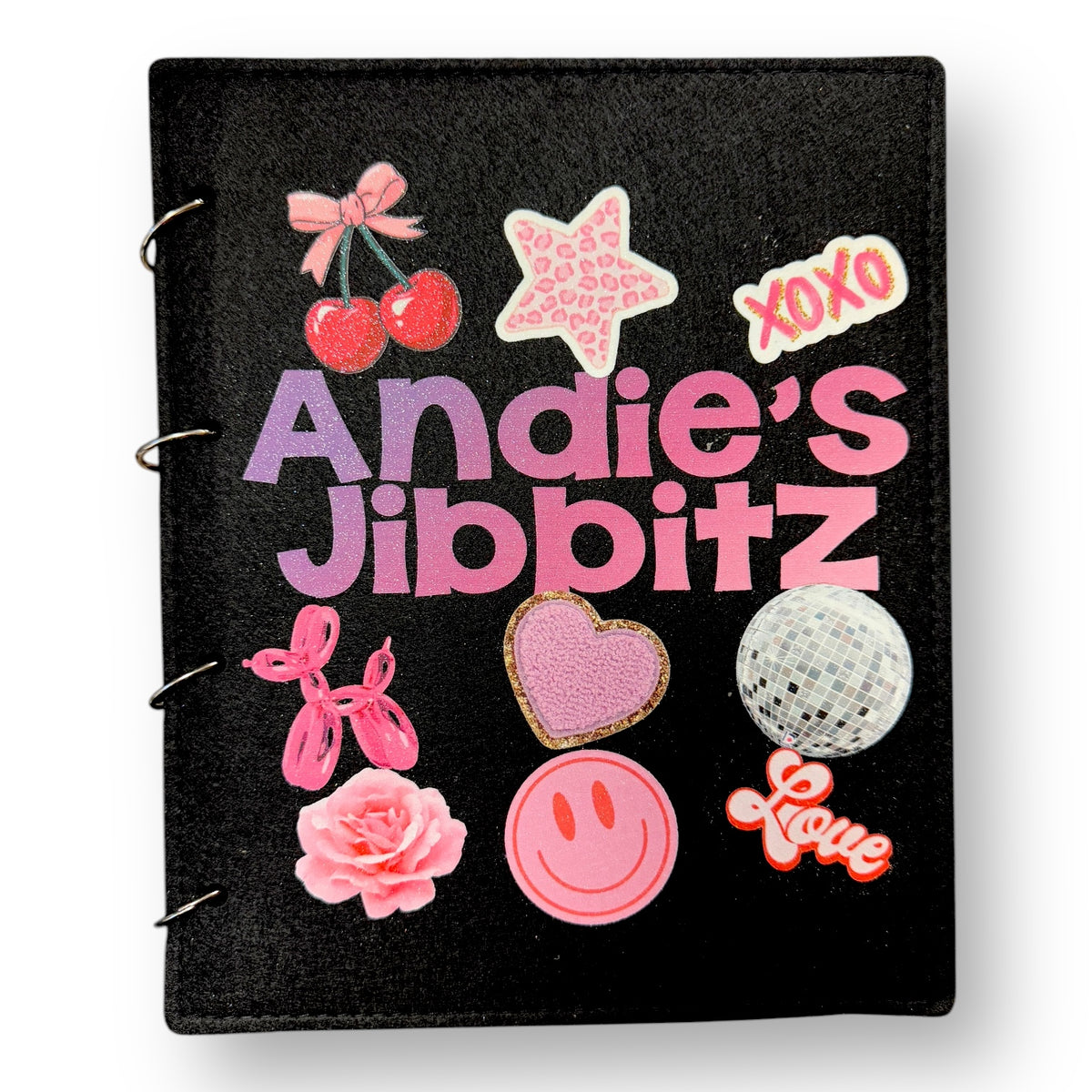 Glittery Preppy Shoe Charm Book - Bee Bee Designs