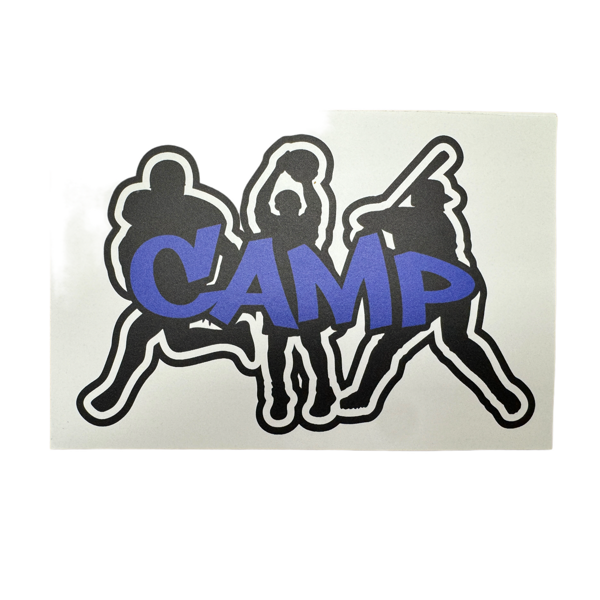 Camp Sports Removable Decal Postcard - Bee Bee Designs