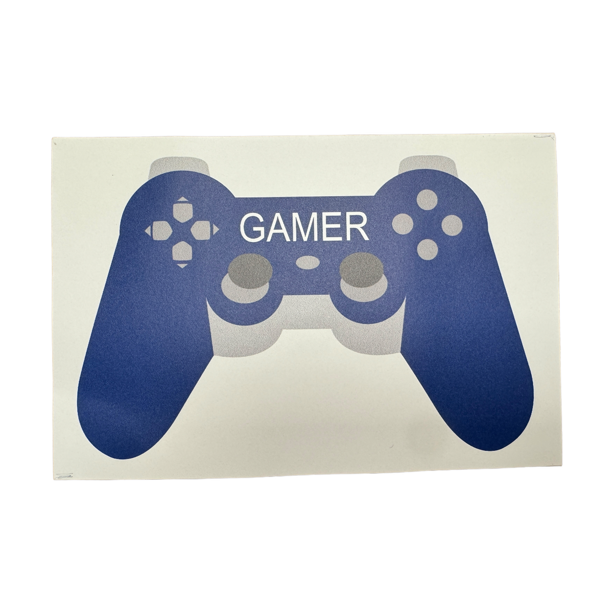 Gamer Controller Removable Decal Postcard - Bee Bee Designs