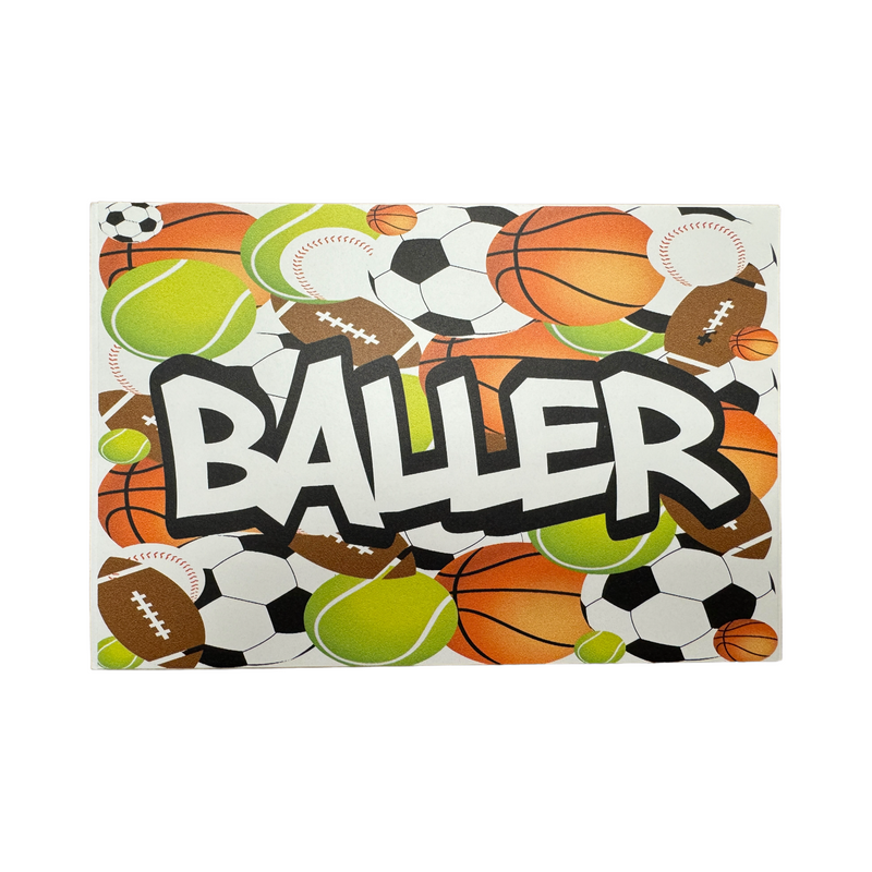 Sports Baller Removable Decal Postcard