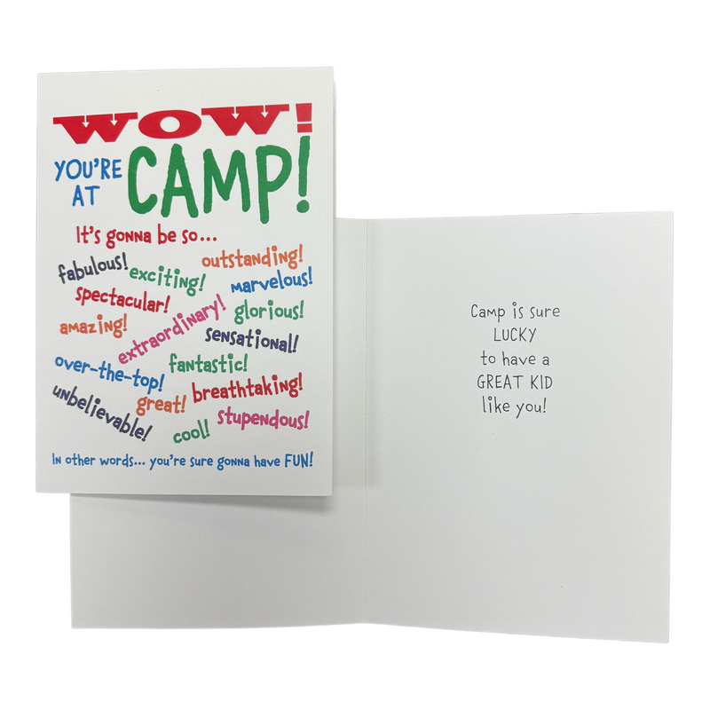 Message to Camper Card