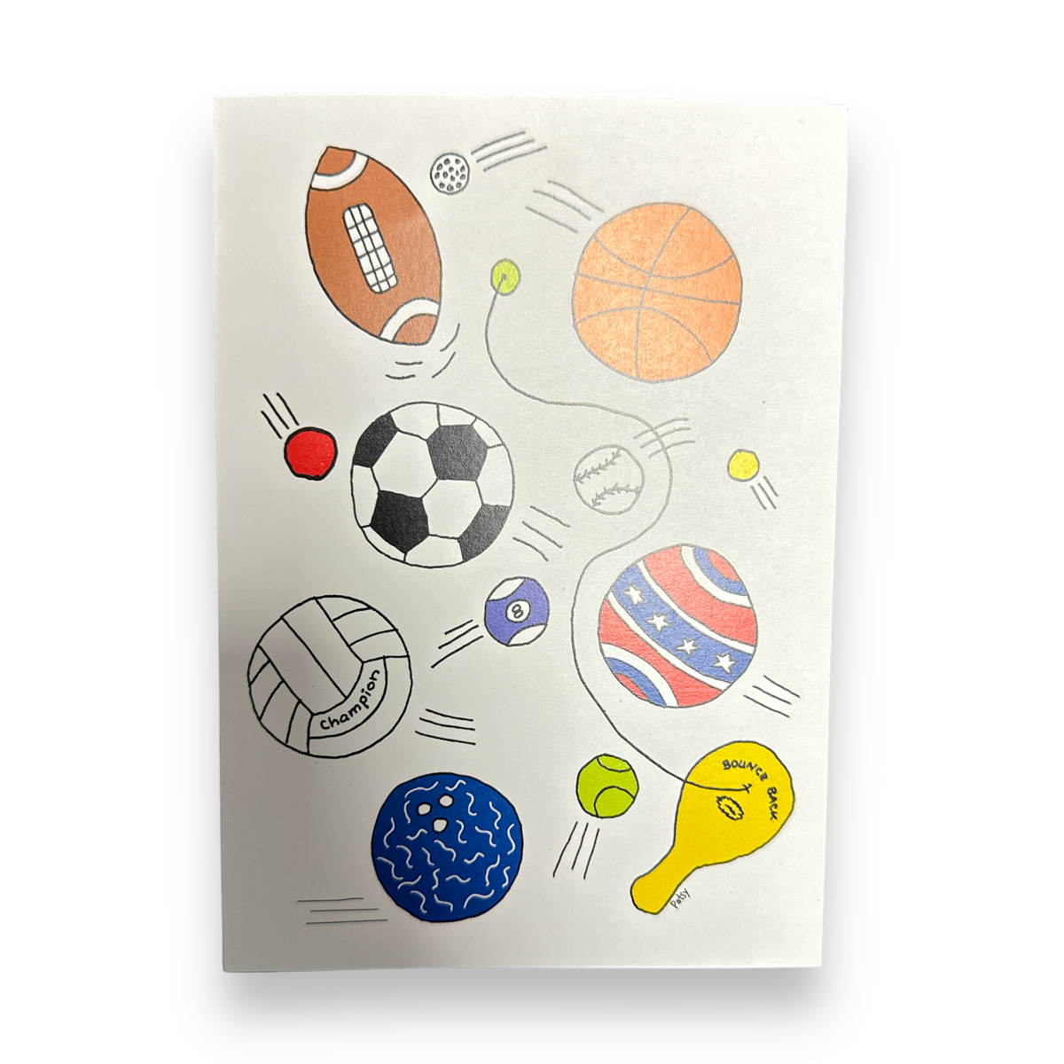 Have a Ball Camp Card - Bee Bee Designs