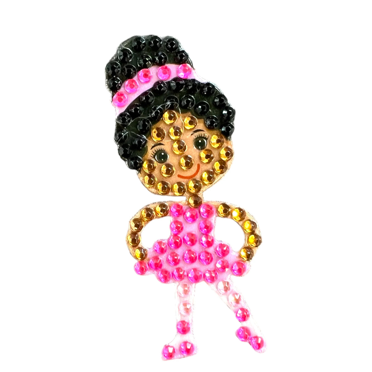 Pink Tutu School Stickerbean – collectible StickerBean for trading + decorating at sleepaway or overnight camp by Bee Bee Designs