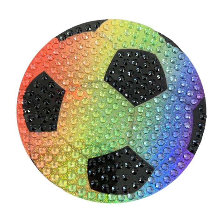 Rainbow Soccer Stickerbean