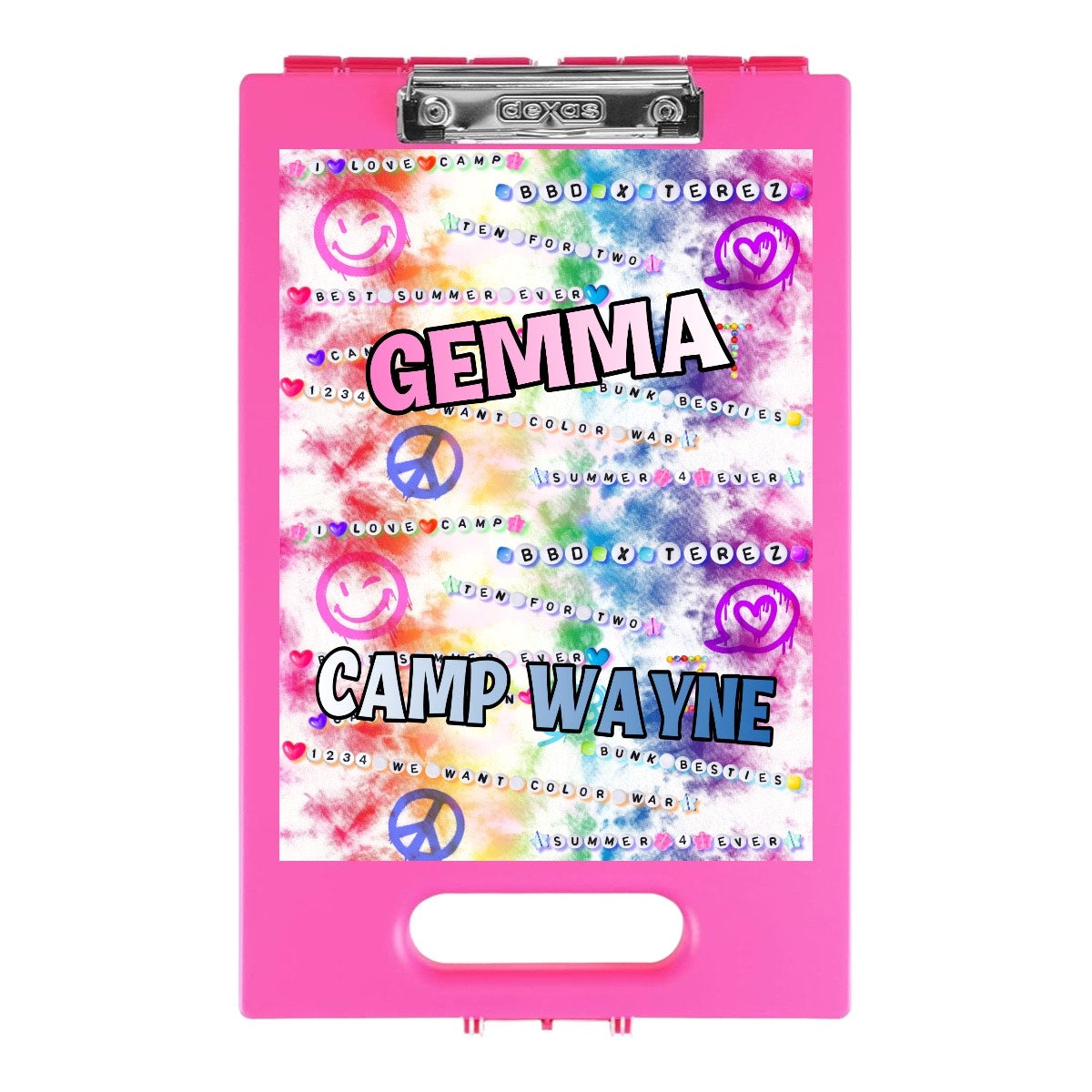 Bee Bee x Terez Clipboard – storage clipboard for writing camp letters at sleepaway or overnight camp by Bee Bee Designs