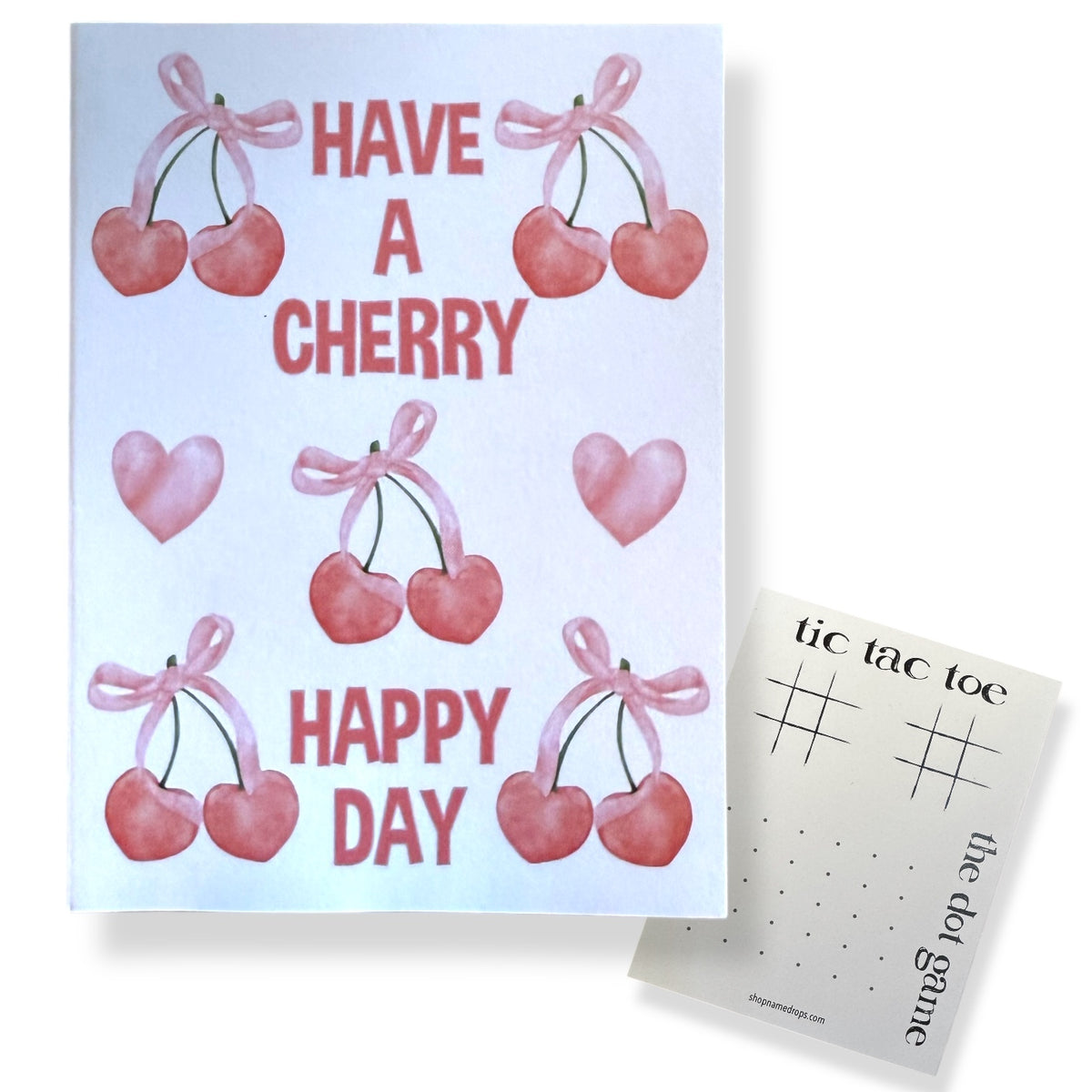 Cherry Happy Camp Card - Bee Bee Designs