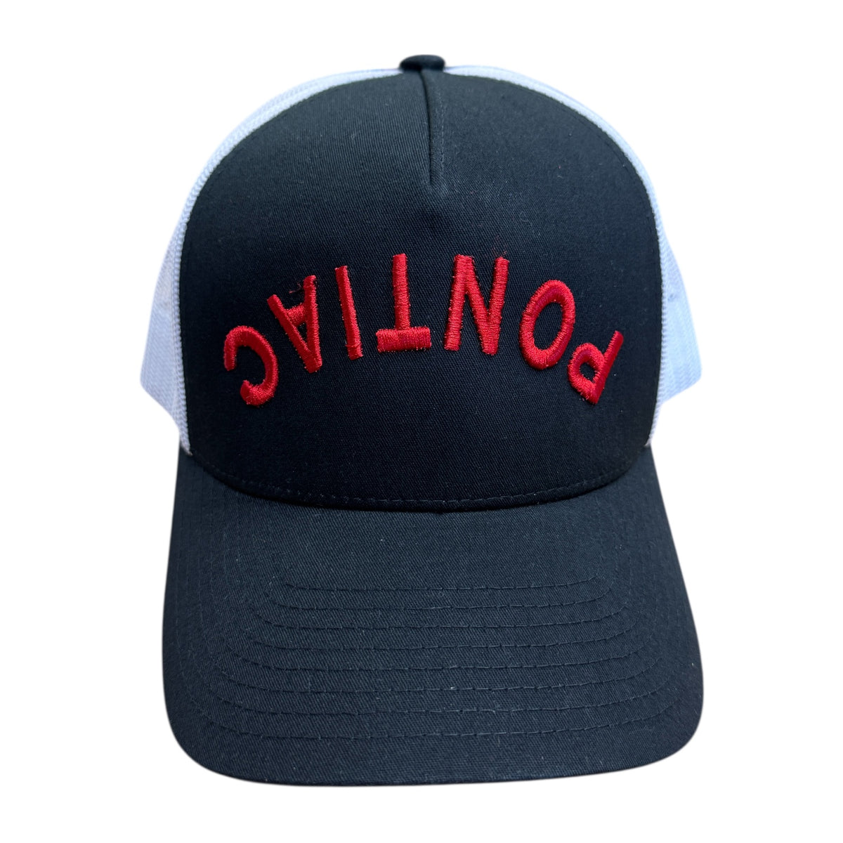 Custom upside-down embroidered camp name hat with adjustable snap-back – unisex camp hat