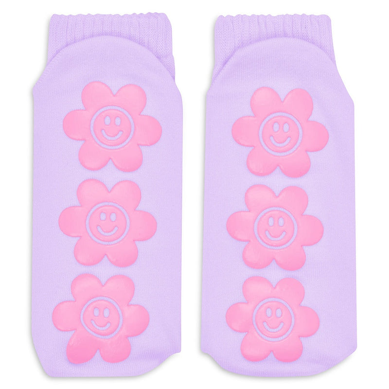 Purple Groovy Smile Socks